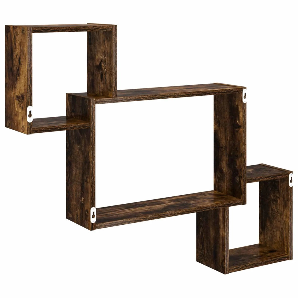 Scaffale da parete A parete Rovere Fumo 91,5 x 15 x 76 cm 8012120