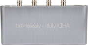 4x1 Multiviewer Switcher 4 In 1 Uscita 1080P a 60Hz Quad Schermo Multiviewer Output HDMI Ingresso AHD - Comando a Distanza Presa EU.