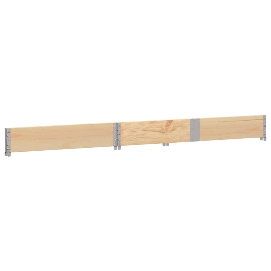Fioriera rialzata per piante fiori terrazza giardino 150 x 100 cm legno di pino massiccio marrone 02_0037415