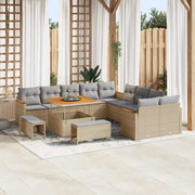 Set Divano da Giardino 13 pcs Beige polyrattan 3362967