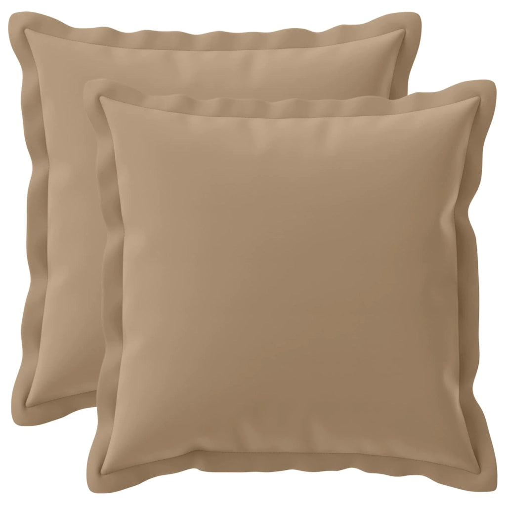 Federa 2 pz HOUTEN Tortora 35 x 35 cm Poliestere 916535