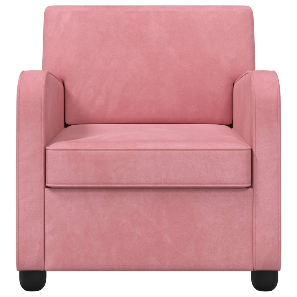 Poltrona Rosa Velluto 42043416