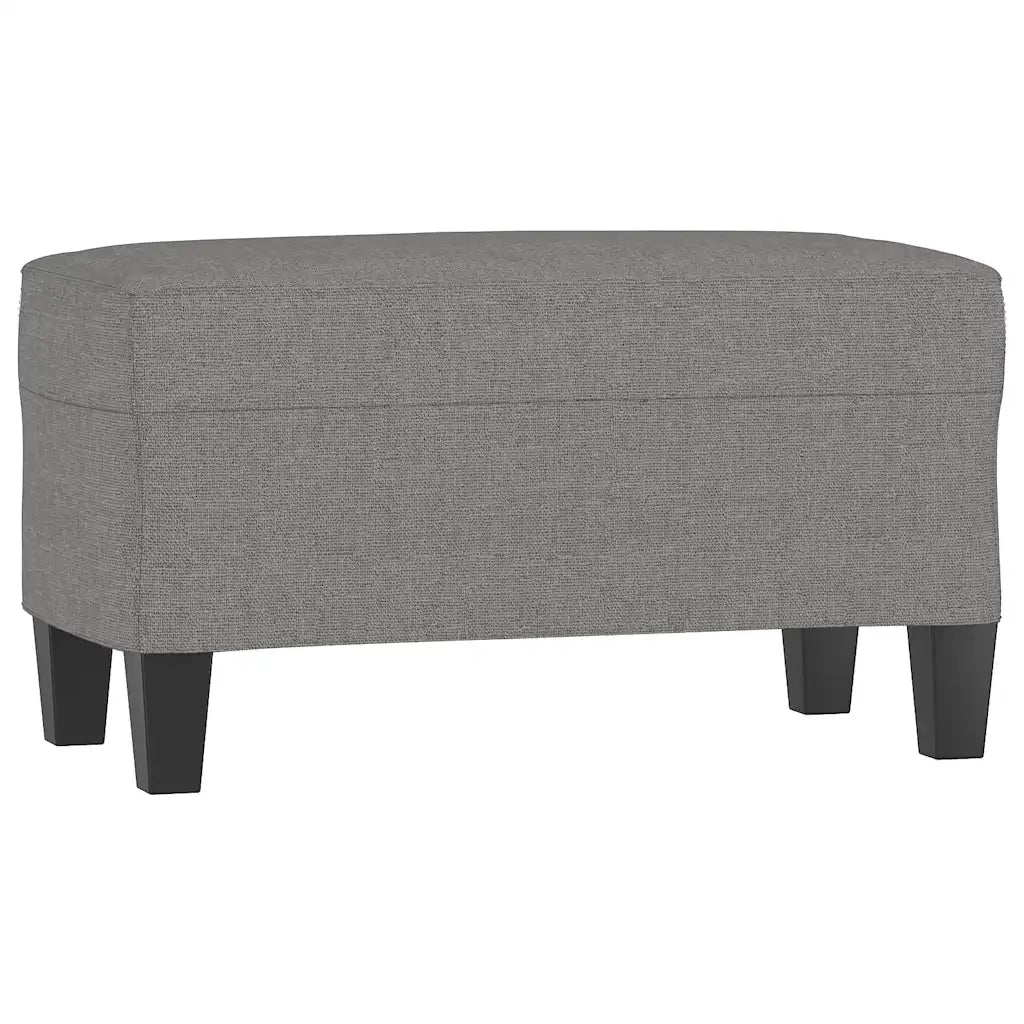 Panca Grigio Scuro 70x35x41 cm in Tessuto