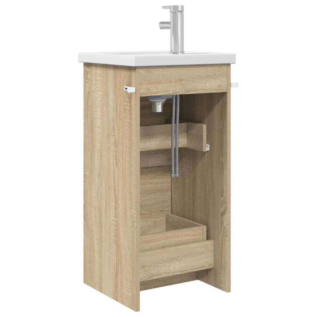 Mobile da bagno con lavabo Rovere Sonoma 42 x 40 x 84,5 cm 890722