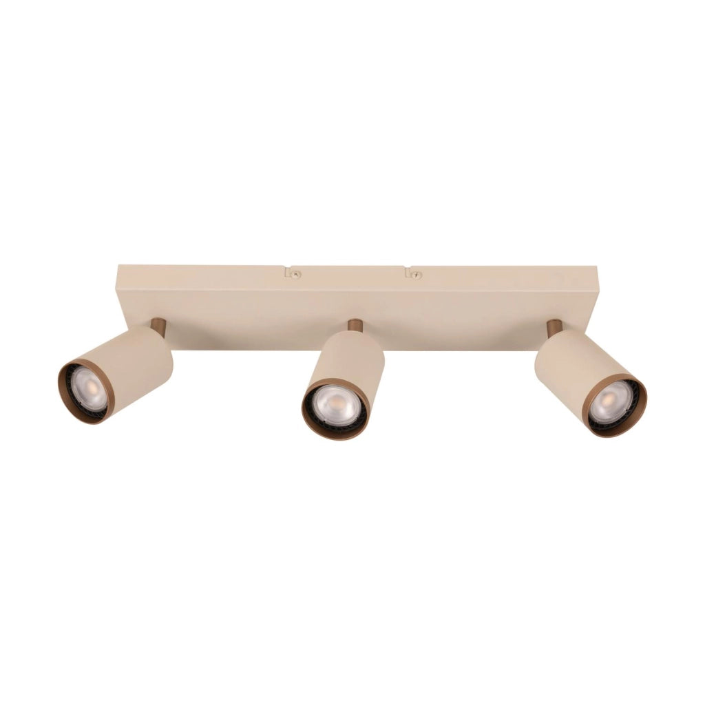 Faretto soffitto 3xGU10 taupe alluminio REGINA Lucide