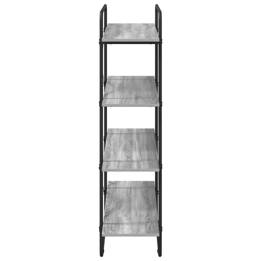 Libreria 4 livelli 100 x 35 x 140 cm PB Sonoma grigio 8007789