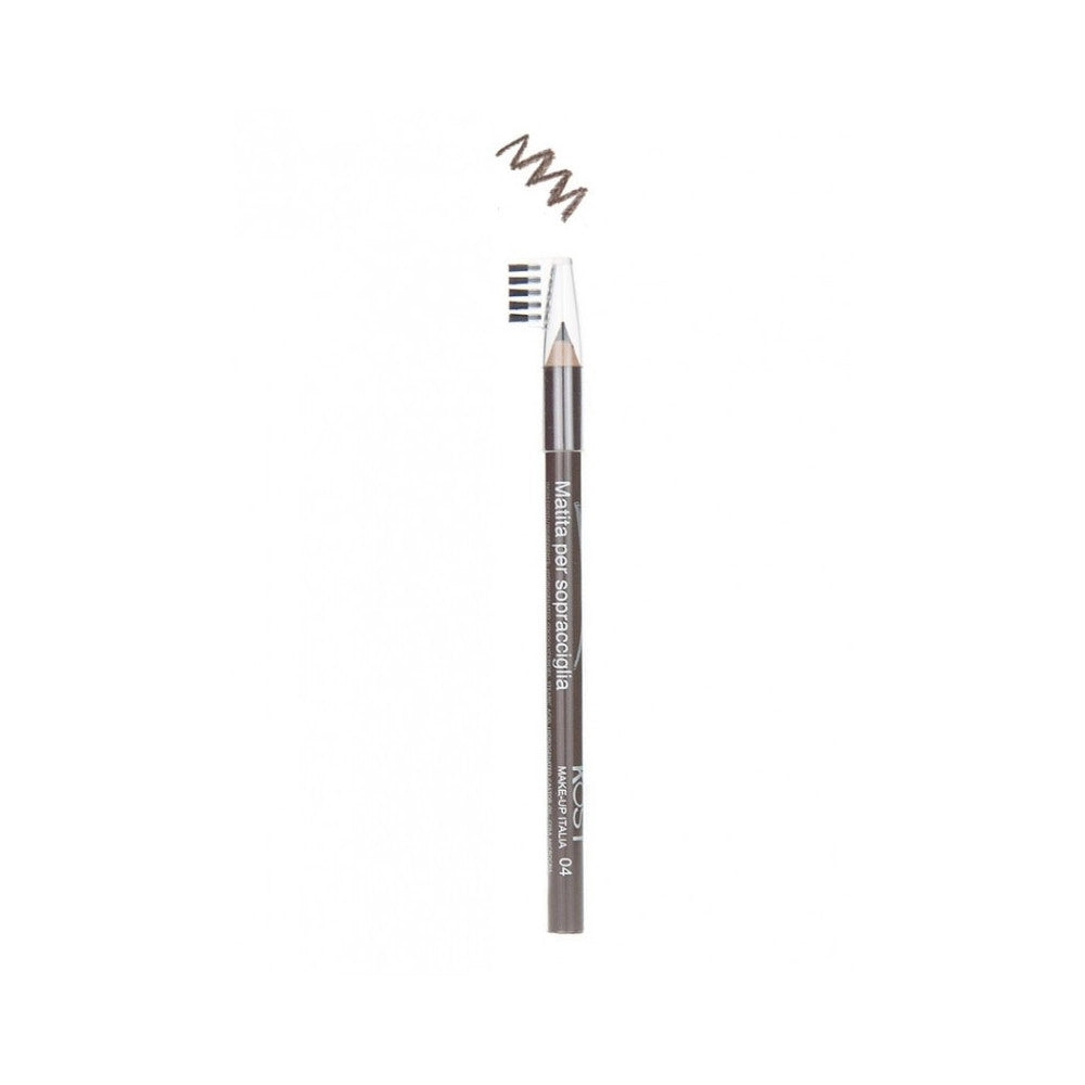 Trade Shop - Matita Per Sopracciglia Effetto Naturale Con Pettine Spazzolino Ciglia Make Up -