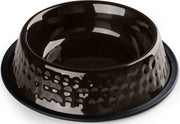 Bacetto per cani in alluminio, 1,9 l, per cani grandi, bacetto per cani, bacetto per acqua - Nero/Argento