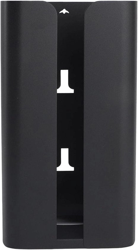 Cassetto di Stoccaggio per Tissue da Parete Grande con Apertura Ampia, Reutilizzabile, Sostenibile e Spazievolutivo per Salotto e Bagno (Nero)
