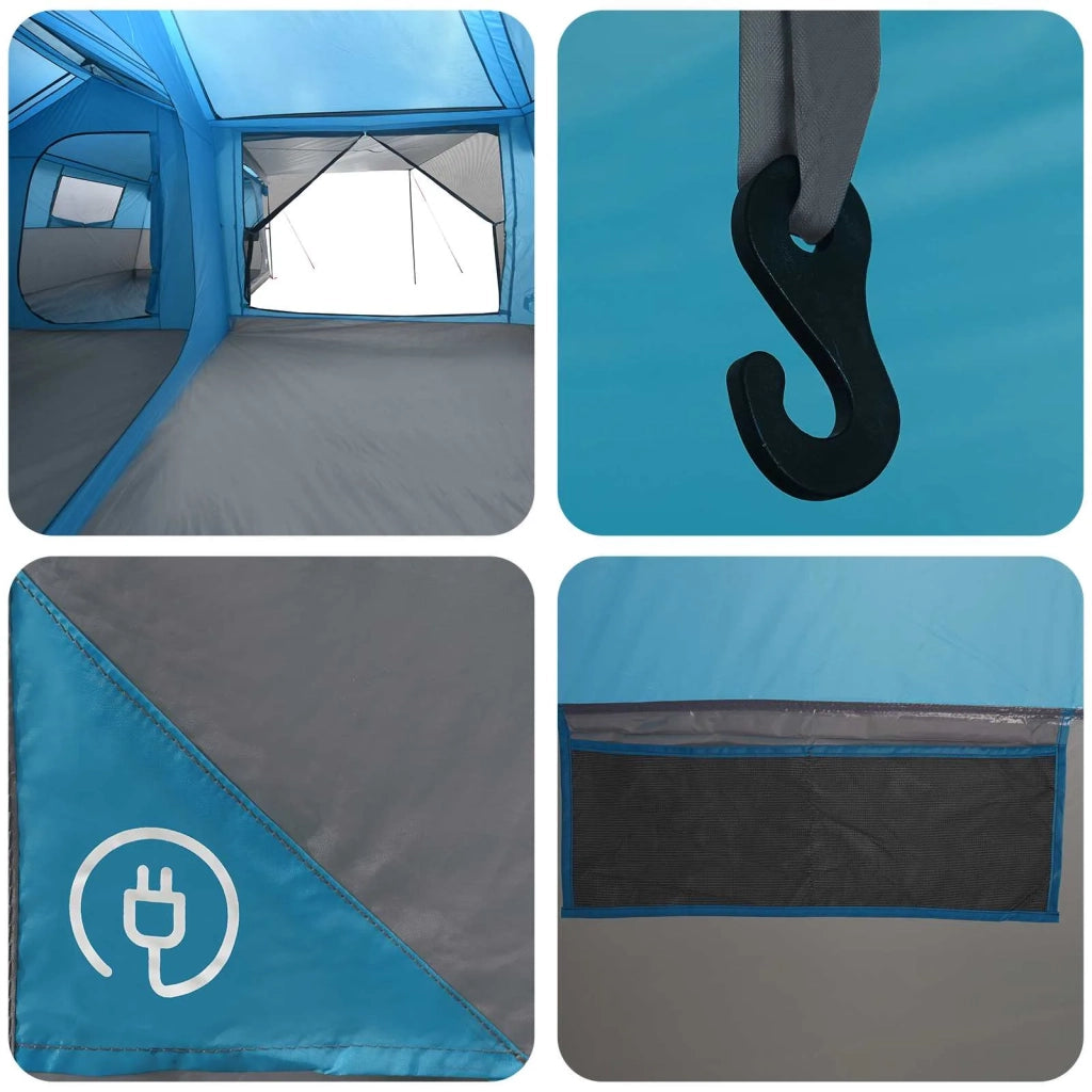 Tenda Familiare con Copertura Impermeabile 14 persona Blu 42042223