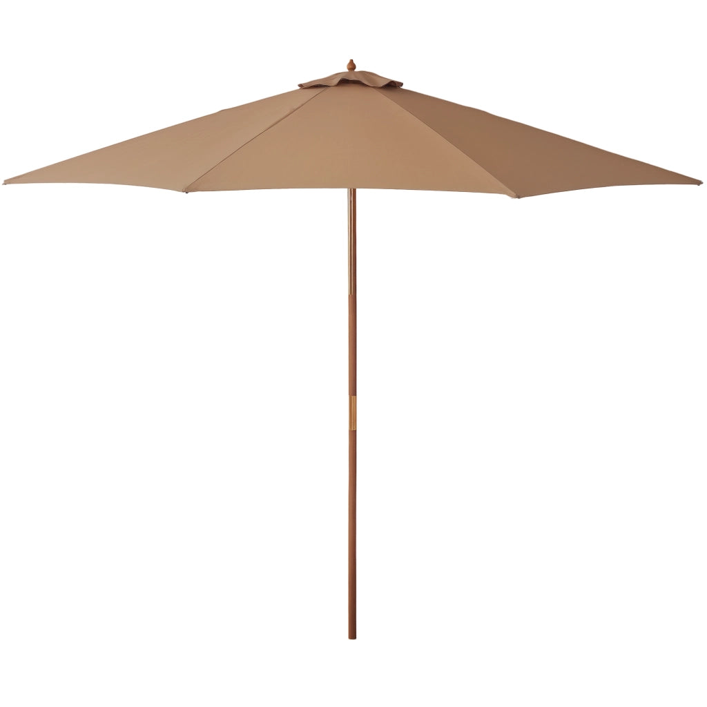 Ombrellone da giardino ¨C zephmum ¨C caqui legno ?300 cm