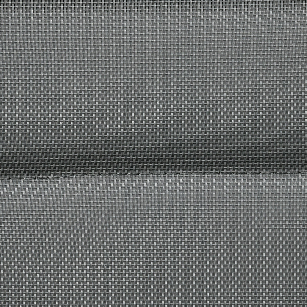 Set Tavolo Allungabile e 6 Sedie da Giardino in Alluminio Grigio
