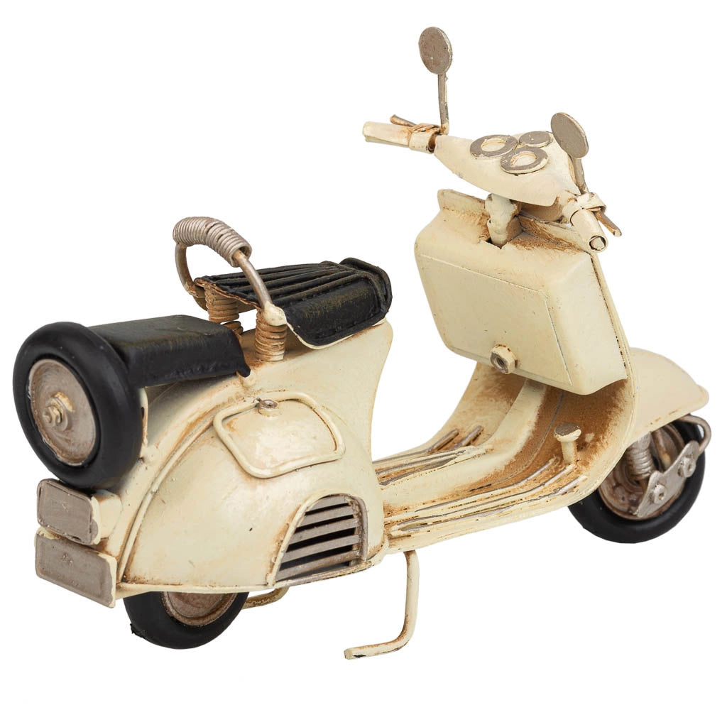 Moto in metallo marrone 18x7,5x11h
