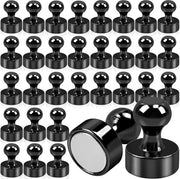 32 pezzi di magneti forti, 12 x 16 mm piccoli magneti, magneti di neodimio per lavagne, magneti per frigorifero, magneti forti, mini magneti per lavagne bianche, per uso domestico, ufficio, nero