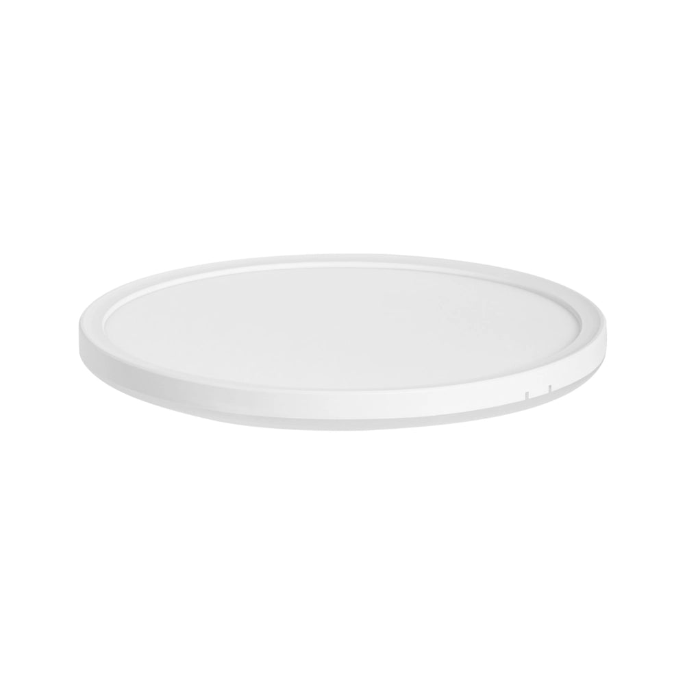 Plafoniera LED Bianca 42 cm Sintetica Rotonda Pannello Luminoso LED a Filo Soffitto con Telecomando