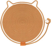 Mat per gatti in tessuto naturale 43x43cm, pannelli per gatti in tessuto di cotone, tappeto per gatti, tappeto per porte di soggiorno, per porte di divano, modello 43x43cm