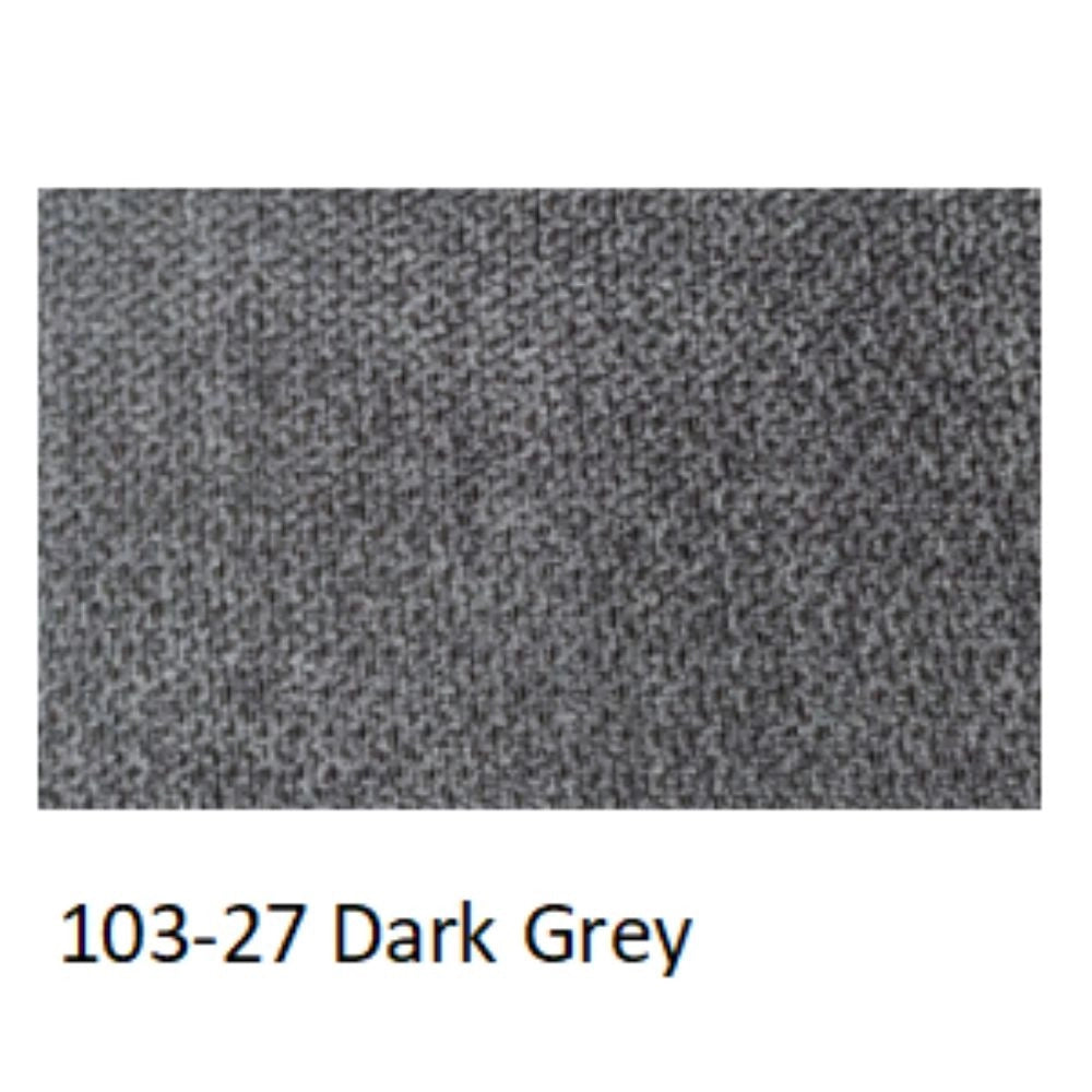Divano 3 Posti Nutmeg con pouf in tessuto grigio scuro 196x76x86H