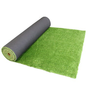 Trade Shop - Prato Sintetico 10mm Finta Erba Tappeto Manto Giardino 4 Sfumature Colore 1x25mt -