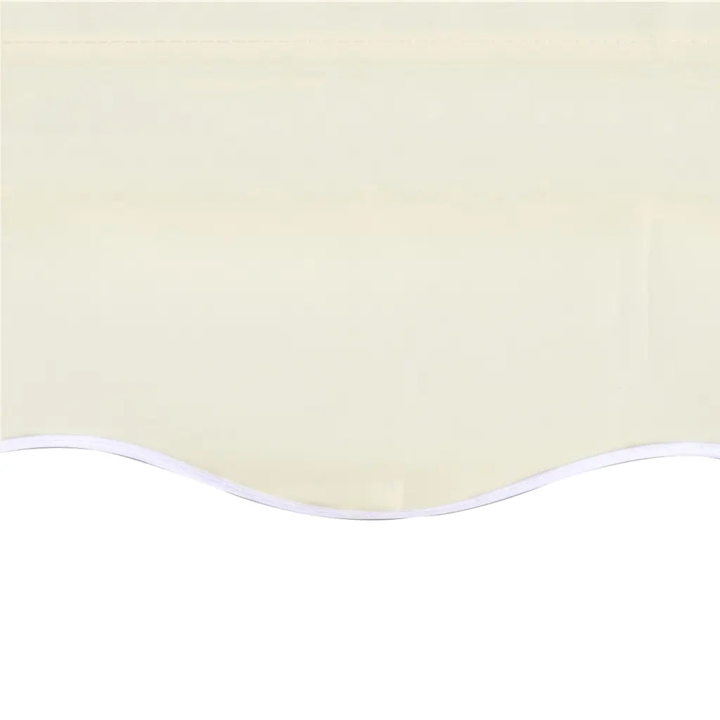 Tessuto di Ricambio per Tenda da Sole Crema 600x350 cm Poliestere 311934