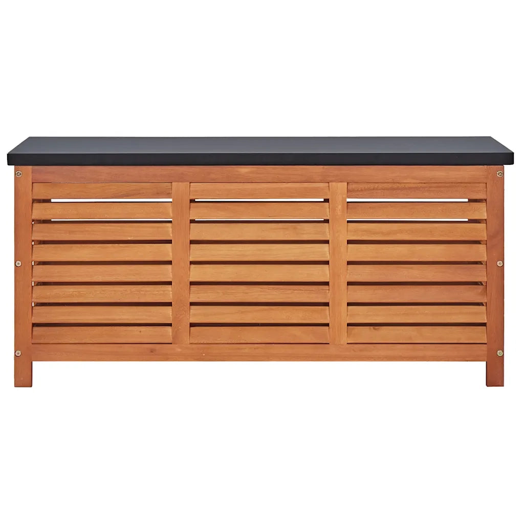 Cassapanca da Giardino 117x50x55 cm in Massello di Eucalipto cod mxl 55357