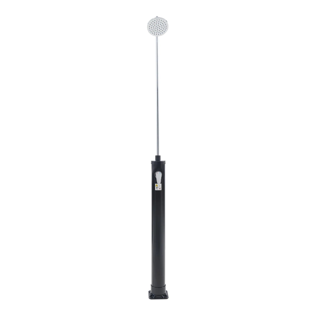 Doccia solare da giardino nera da 215 cm e 9 litri 03_0009352