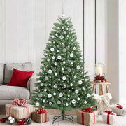 Albero di Natale Artificiale con Rami Pieghevoli Verde 180 cm 3395492
