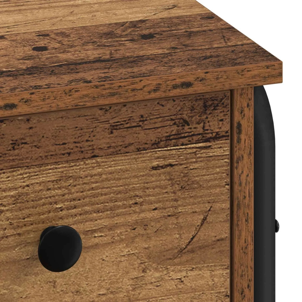 Scrivania con Spazio di Archiviazione Legno di quercia 8008006