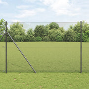 Recinzione in Filo Saldato Grigio 1.6x25 m Acciaio