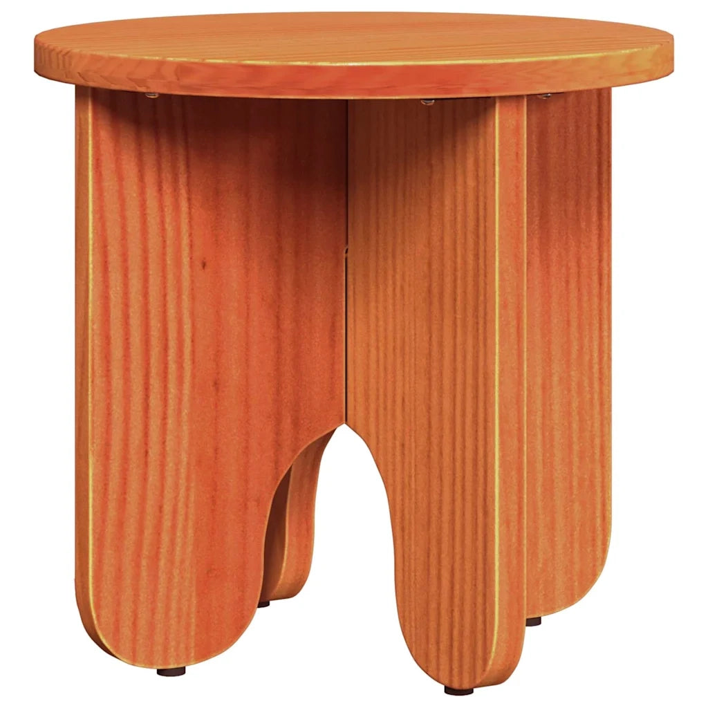 vidaXL Tavolino da salotto 2 pcs Cera marrone 39.5 x 39.5 x 30 cm