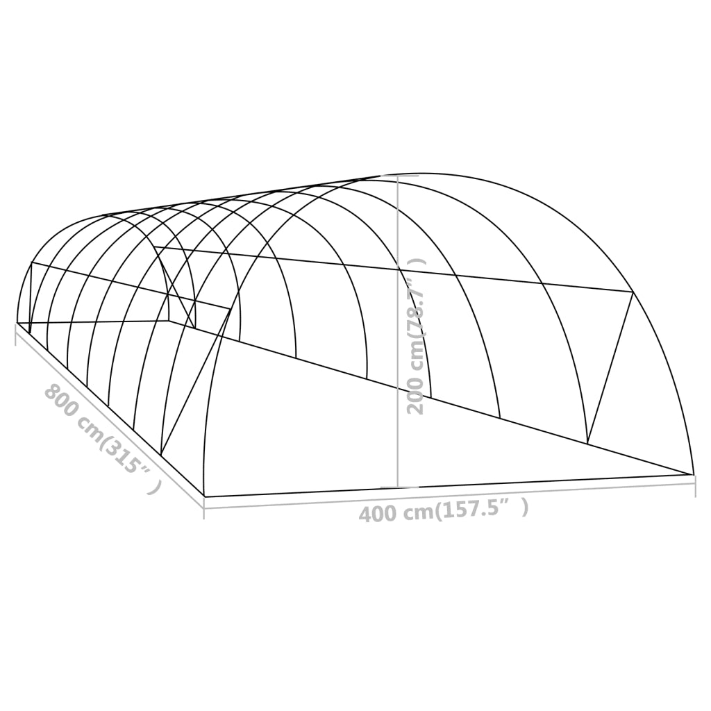Serra 32 mÂ² 8x4x2 m cod mxl 44221