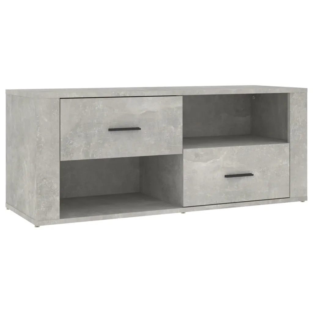 Mobile per TV Grigio Cemento 100x35x40 cm Legno Multistrato 823103