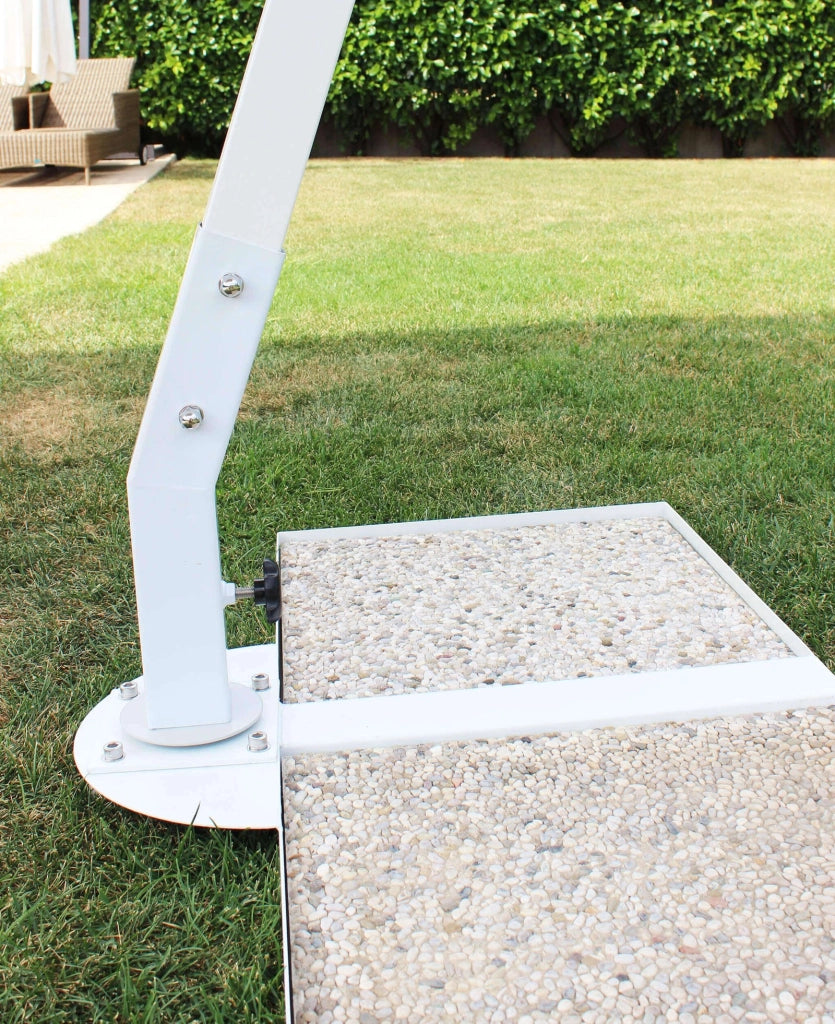 Ombrellone da Giardino decentrato 3x3 in alluminio - MACKENZIE