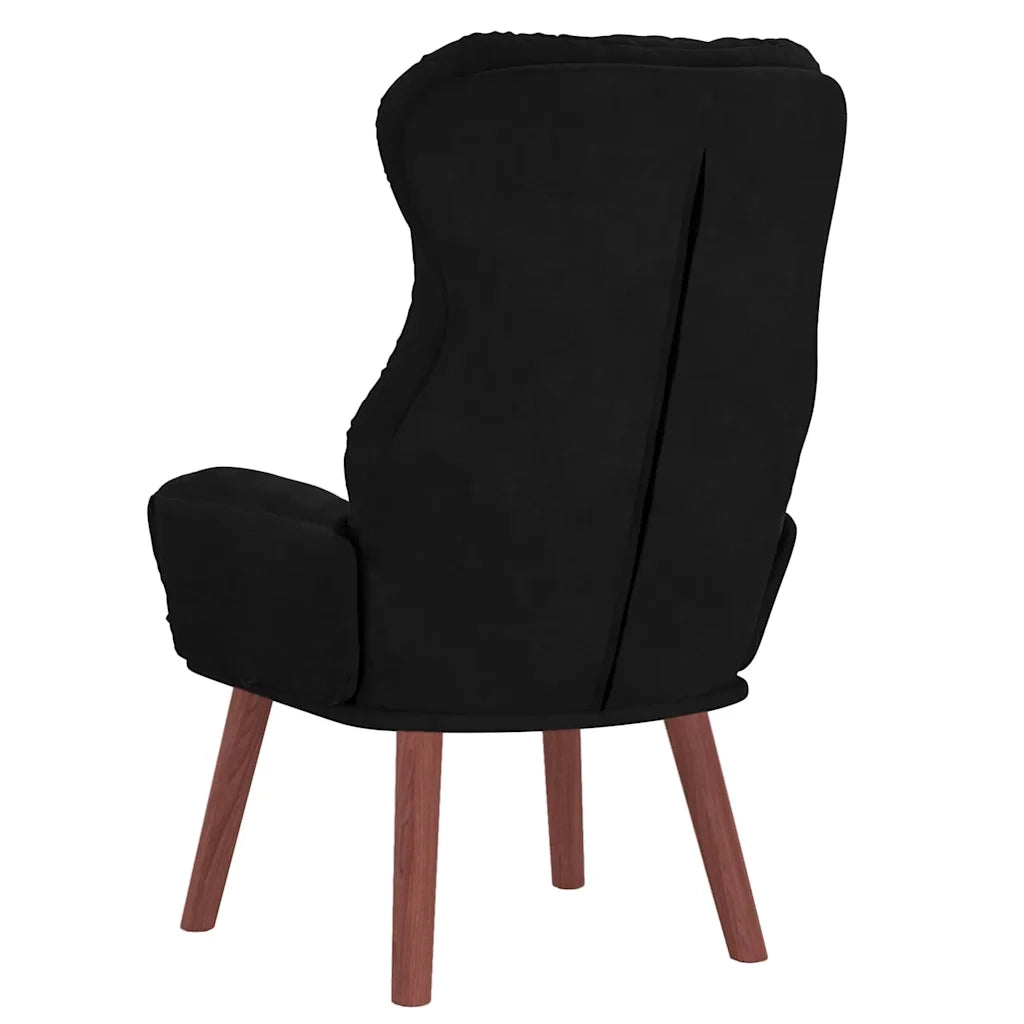 Divano Sedia-Poltrona-Poltroncina Nero 69 x 74 x 93 cm Velluto 943211