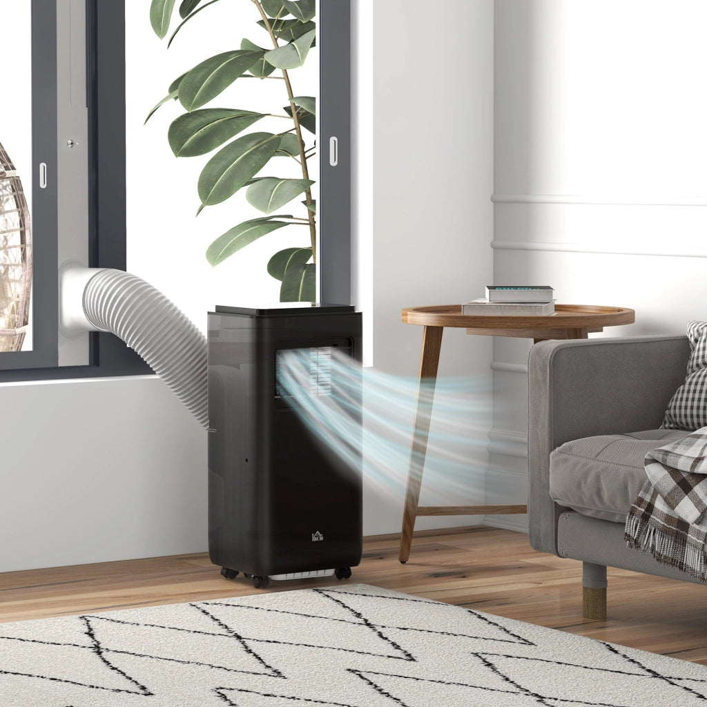 Condizionatore Portatile 950W 33x28x70,4 cm con 5 Modalità e 3 Velocità Nero