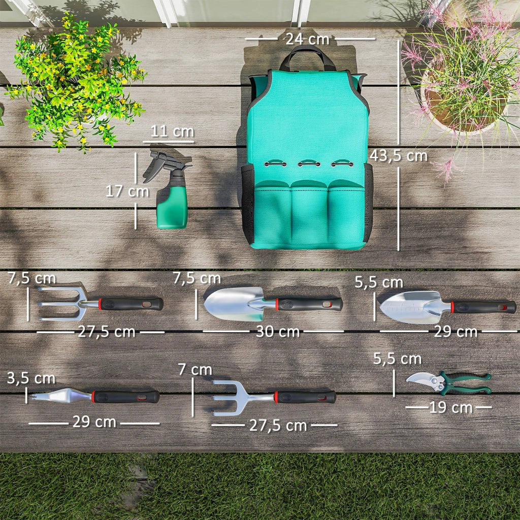Set Giardinaggio ¨C Zephmum ¨C 9 Pezzi Alluminio con Tijeras de Podar