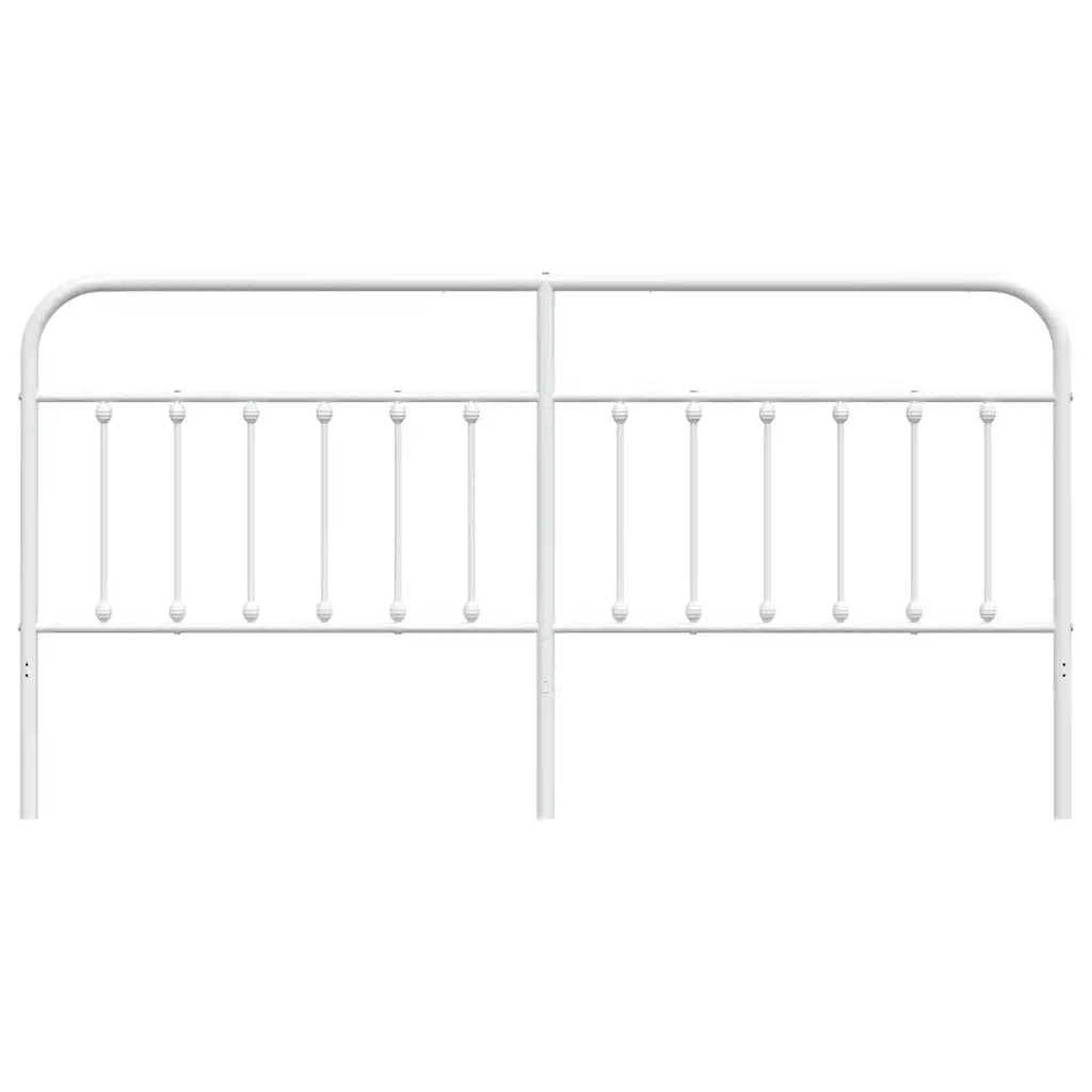 Testiera di Ricambio in Metallo Bianco 193 cm 352664