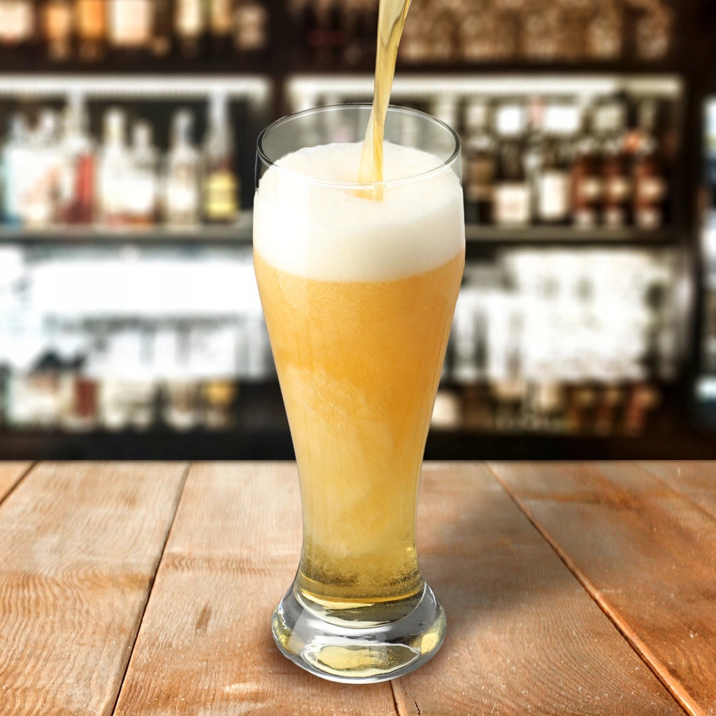 Boccale da birra KADAX da 665 ml in vetro, alto, confezione da 2 pezzi
