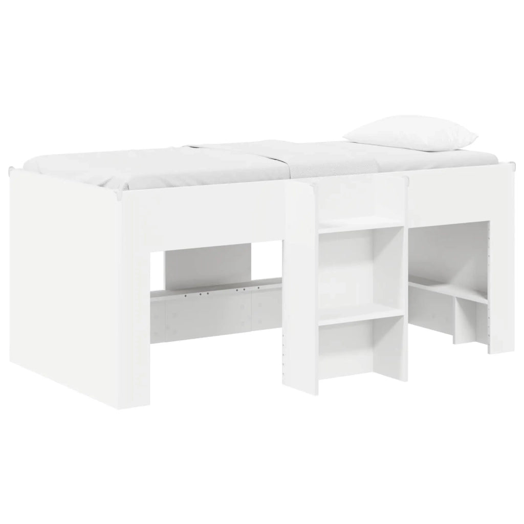 Letto Alto per Bambini | Letto Infantile | Lettino 2 pcs Bianco 163 x 101,1 x 68,5 cm