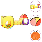 Tenda da gioco per bambini con 250 palline 255 x 80 x 100 cm multicolore 02_0005120