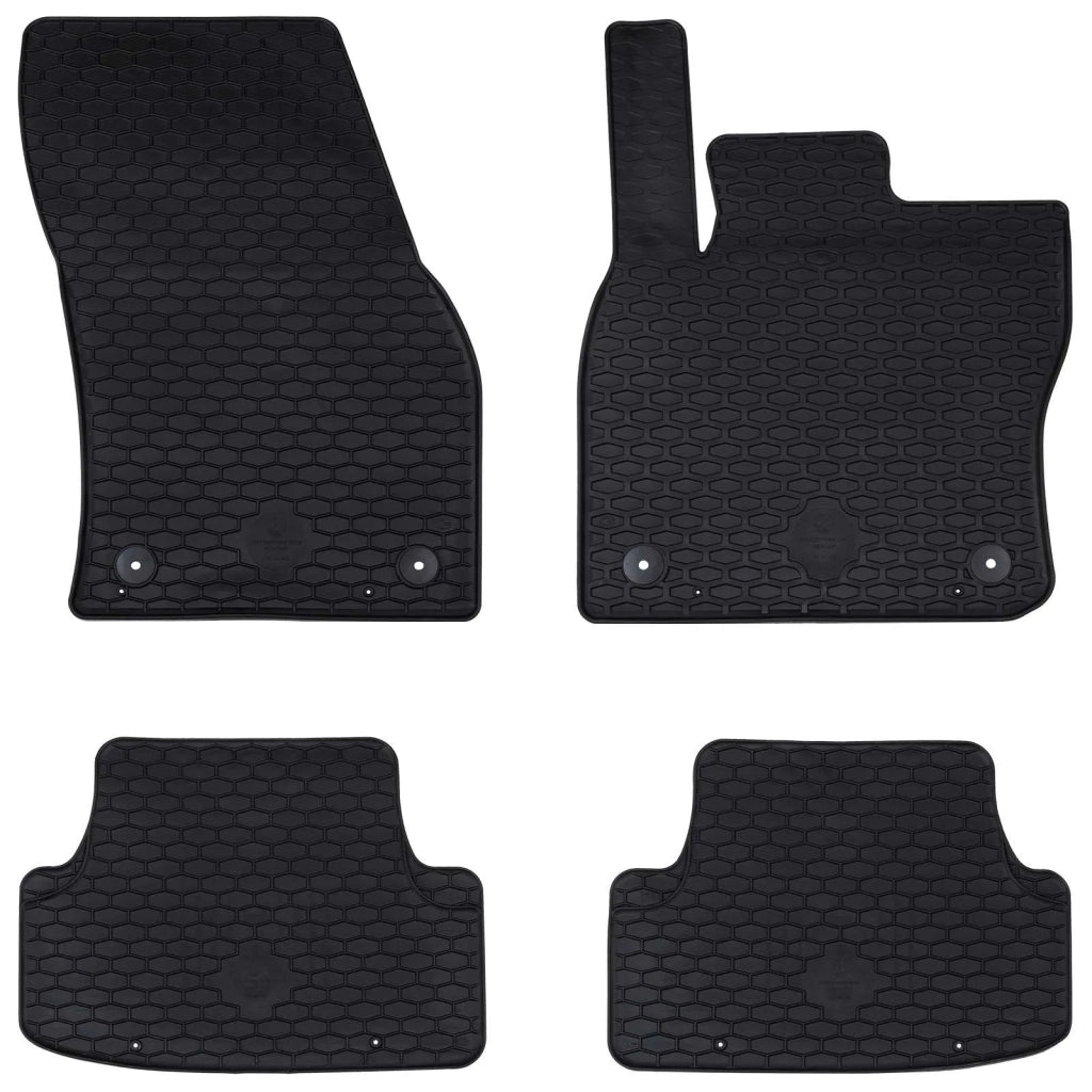 Tappetino per Auto 4 pz Nero adatto per Seat ATECA 2016- Gomma CFW3378770