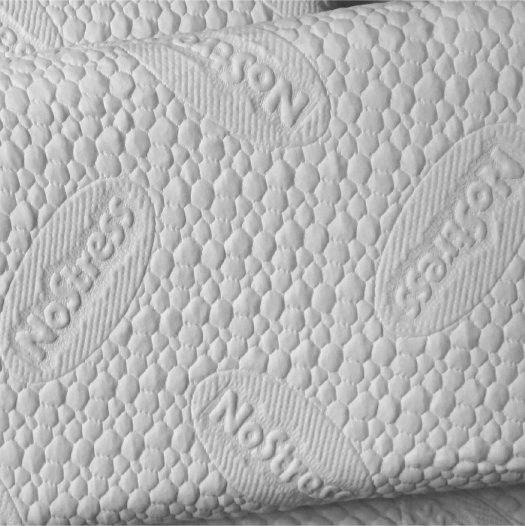 Linea Coprimaterasso e Federe Massaggianti No Stress – Effetto Micro-Massaggio Trapuntato, Tessuto Morbido e Traspirante, Angoli Elastici Resistenti 1 Federa