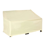 Funda per divano da giardino 2 posti ¨C zephmum ¨C crema, tessuto Oxford 600D, 140x84x56/94 cm