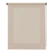 Tenda a Rullo Filtrante, Tenda Avvolgibile Traslucida Liscia Per Finestre e Porte Beige 60x180 cm