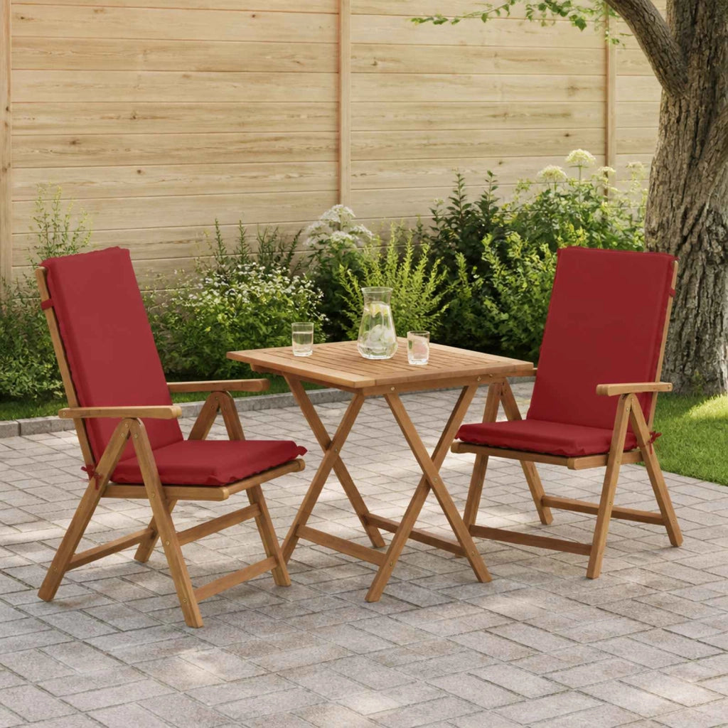 Cuscini Bhair Alto Schienale in 2 Pezzi GEMERT 2 pcs Rosso Vino 945945