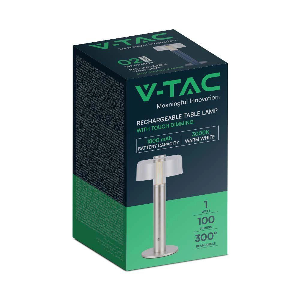 Lampada da tavolo V-TAC LED 1W 100lm dimmer USB-C oro