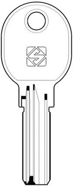 chiavi punzonate silca art. ie15 olc gr.6/1 cod:ferx.3957