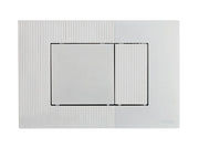 Placca doppio scarico SCHWAB mod. METIS per cassetta di scarico UP 199 cod. P41-0110-0250 in ABS cromato opaco