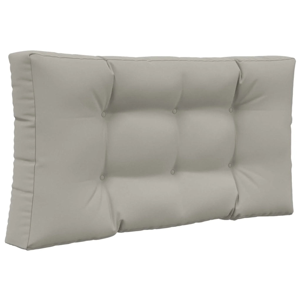 Cuscino per divano da esterno 2 pcs Grigio Poliestere