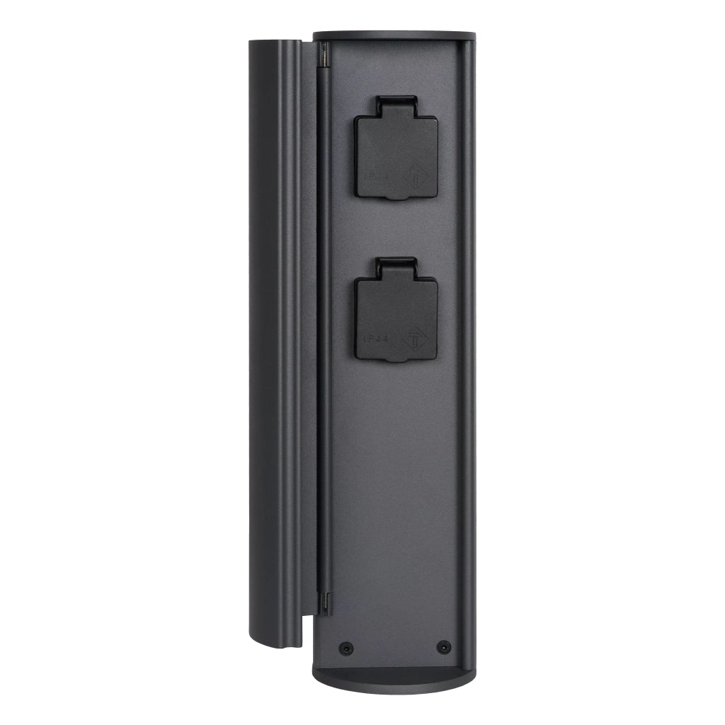 Lucide POWERPOINT colonnina presa 2x2000W IP44 antracite