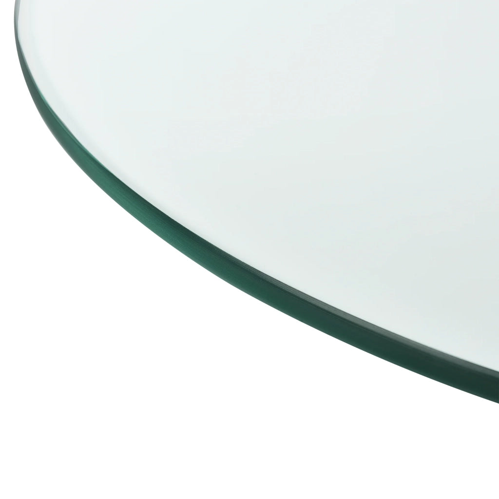 Piano del tavolo in vetro ESG diametro 60 cm trasparente 03_0008116